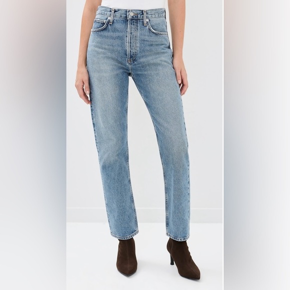 Agolde sz 23 90’s Pinch light wash button fly great pre owned condition - Picture 1 of 11